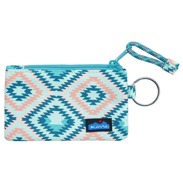 KAVU Stirling Double Sided Slim Cotton Canvas Zip Wallet