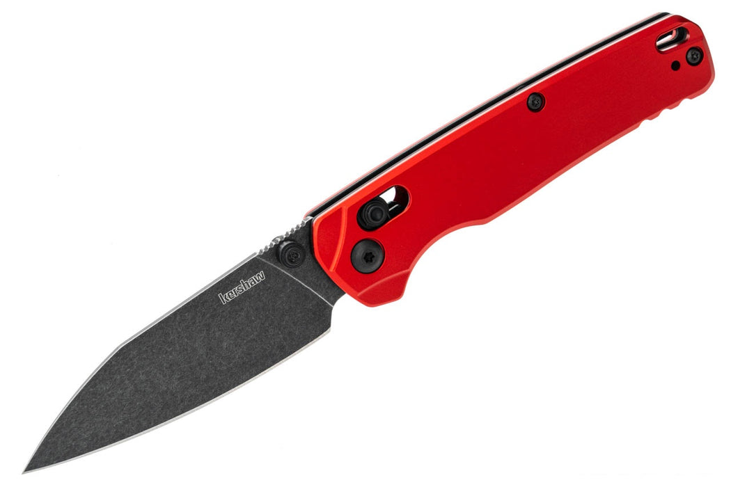 Kershaw 6105RDBW Bel Air Red Aluminum Handle Black Wash MagnaCut Blade