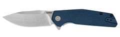 Kershaw 2036 Lucid Assisted Flipper Knife 3.2" Stonewashed Blue Stainless Steel Handle Frame Lock