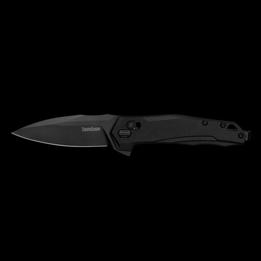 Kershaw 2041 Monitor DuraLock KVT Flipper Knife 3" D2 Black Spear Point Blade Nylon Handles