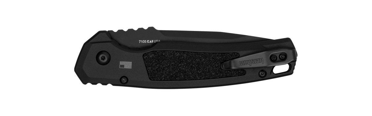 Kershaw 7105 Launch 16 Auto Knife 3.45" CPM-M4 Black Cerakote Tanto Combo Blade (USA)