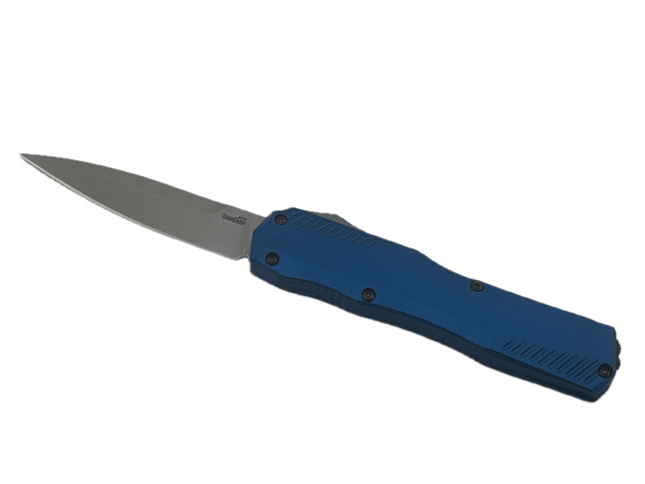 Kershaw Matt Diskin Livewire OTF AUTO Knife 3.3" MagnaCut Stonewashed Blue Aluminum Handles