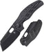 Kizer Cutlery Vanguard Sheepdog XL C01C Flipper Knife 3.9" 154CM Satin Blade, Black G10 Handles