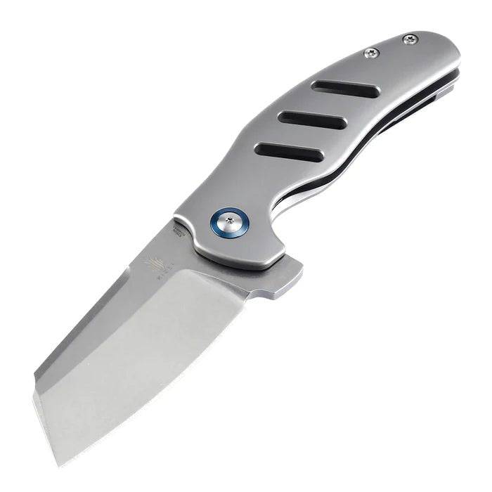 Kizer Sheepdog Knives Chris Conaway C01C Folding Knife 3.3" S35VN Sheepsfoot Titanium