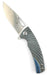 Kizer TK Knives Kyre Flipper Knife Blue Titanium (Pre-owned)