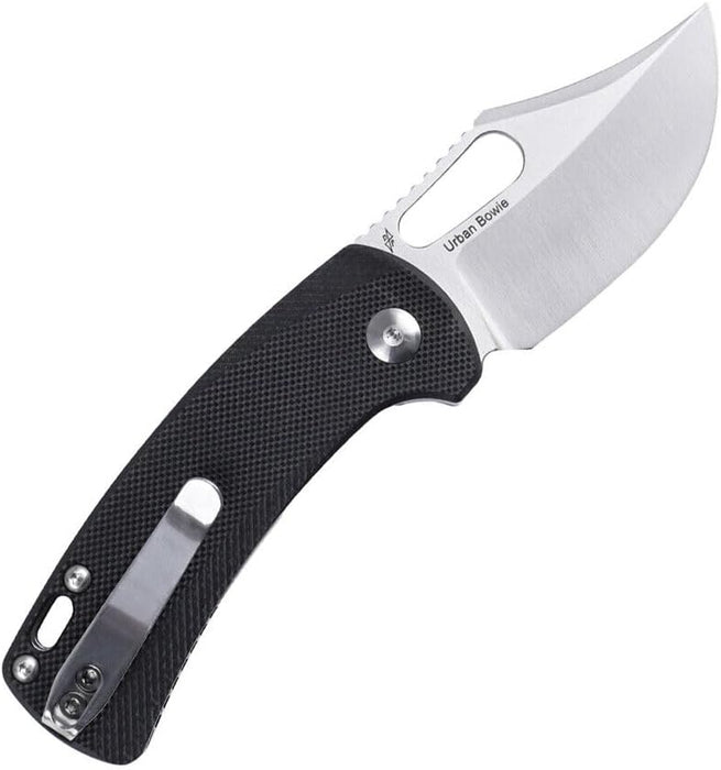 Urban Bowie Pocket Folding Knife Linerlock Black G10 V2578C1