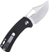 Urban Bowie Pocket Folding Knife Linerlock Black G10 V2578C1