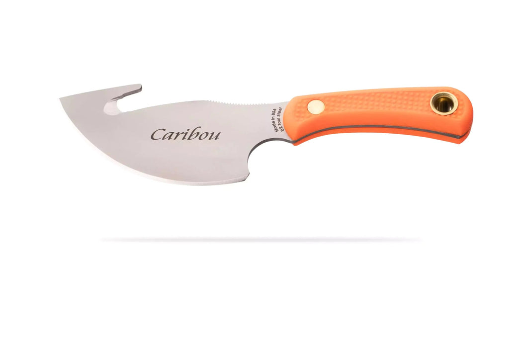 Knives of Alaska Caribou  Orange Suregrip Handle