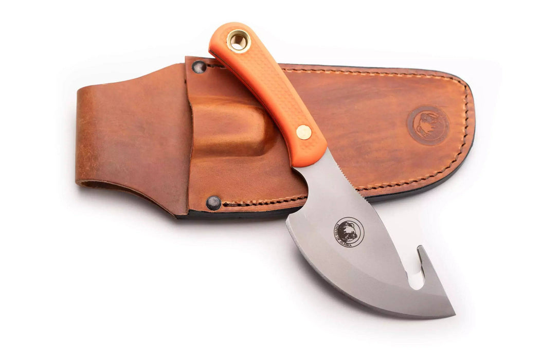 Knives of Alaska Caribou  Orange Suregrip Handle