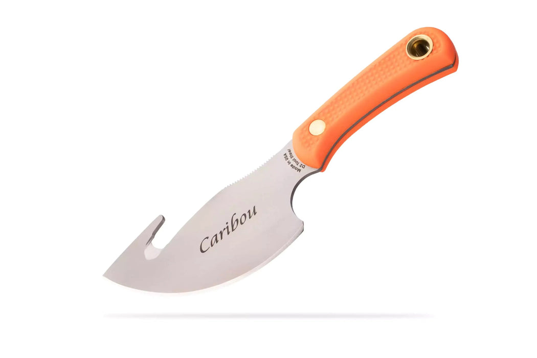 Knives of Alaska Caribou  Orange Suregrip Handle