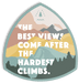 Hardest Climb Sticker