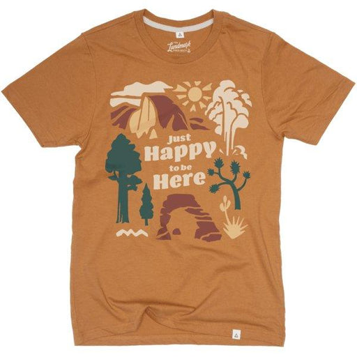 Just Happy to Be Here Tee (Canyon)