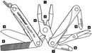 Leatherman Squirt PS4 9-in-1 Multitool (USA)