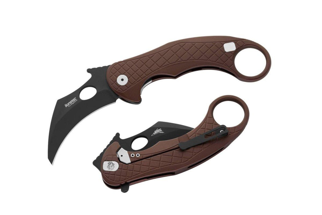 LionSteel Emerson L.E.One Karambit Folding Knife Earth Al (3.25" SW MagnaCut)