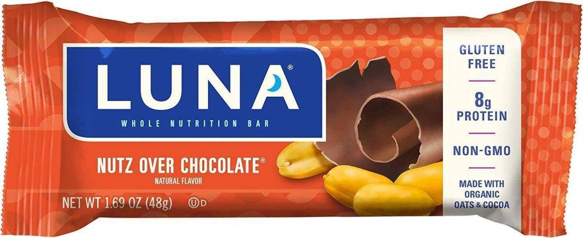 Luna Snack Protein Bars, Plant-Based On the Go Snacks