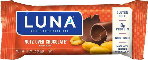 Luna Snack Protein Bars, Plant-Based On the Go Snacks