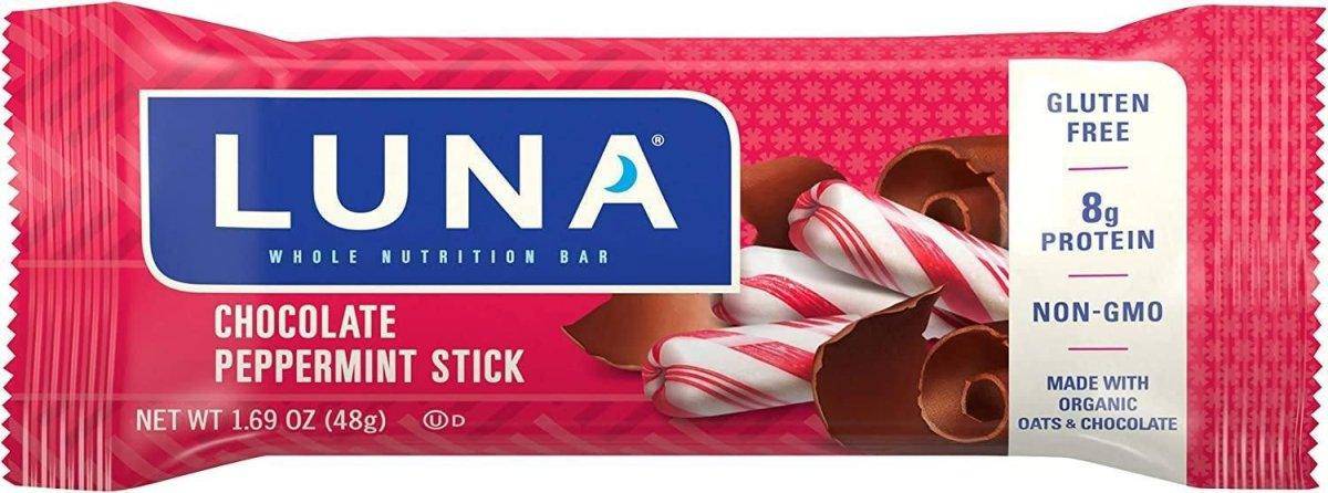 Luna Snack Protein Bars, Plant-Based On the Go Snacks