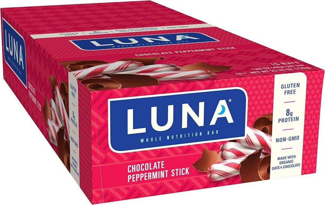 Luna Snack Protein Bars, Plant-Based On the Go Snacks