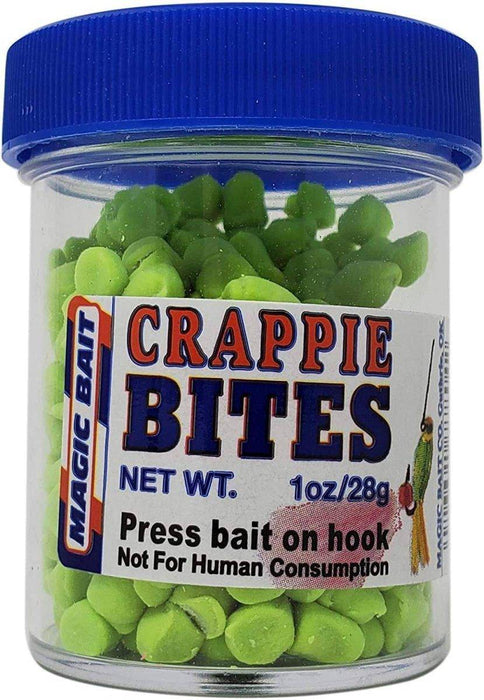 Magic Bait 06-12 Crappie Bites Yellow Catch More 1oz Jar