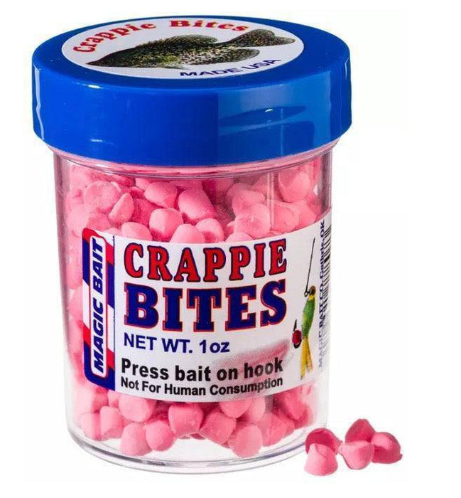 Magic Bait 07-12 Crappie Bites Pink Catch More 1oz Jar