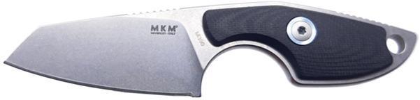 Jesper Voxnaes Mikro 2 Sheepsfoot Fixed Blade by MKM, Black G10