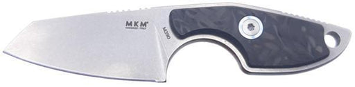 MKM Knives Jesper Voxnaes Mikro 2 Fixed Blade Neck Knife 1.97" M390, Carbon