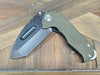 Medford Praetorian G Knife OD Green G10 (3.75" Black) (USA)