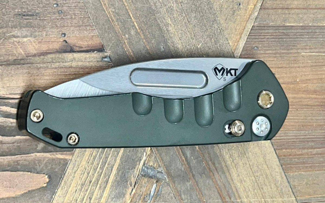 Medford Praetorian Swift Auto Folding Knife Hunter Green 3.3" S35VN Drop Point Ti Bronze Hardware