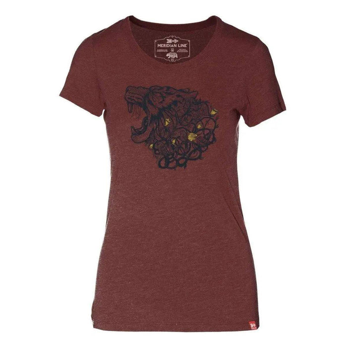 Meridian Line Tiger Vines Women's T-Shirt