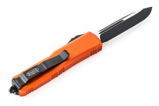 Microtech 231-1OR UTX-85 S/E Auto Knife Orange Handle Black Blade from NORTH RIVER OUTDOORS
