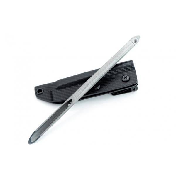 Microtech 112-10AP TAC-P Stainless Steel Tactical Spike with Glass Breaker Kydex Sheath