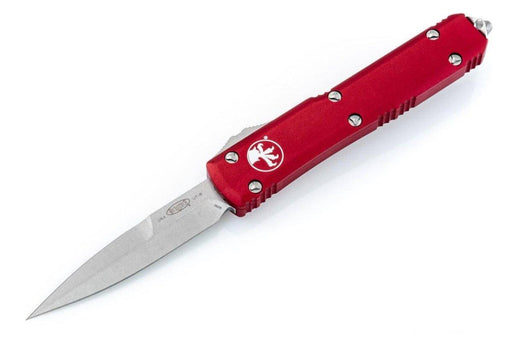 Microtech 120-10 RD Red Ultratech Auto OTF Knife 3.46" Bayonet