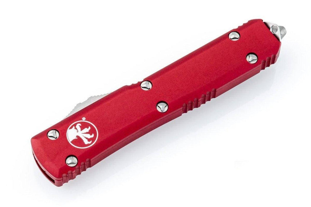 Microtech 120-10 RD Red Ultratech Auto OTF Knife 3.46" Bayonet