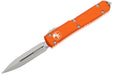 Microtech 122-10OR Ultratech D/E Stonewash Orange Handle