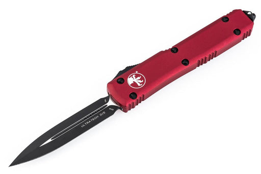 Microtech 122-1RD Ultratech Auto OTF Knife 3.46" Double Edge Red Handle