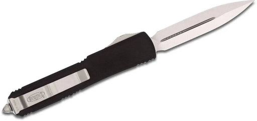 Microtech 122-4 Ultratech Auto OTF Knife 3.46" Satin Double Edge Knife, Aluminum Handles