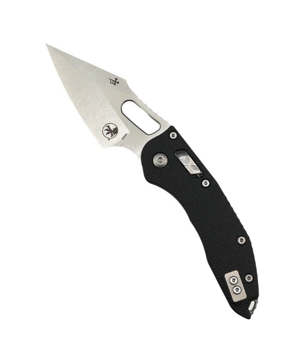 Microtech 169RL-10FLGTBK Stitch S/E Ram-Lok Black Fluted G-10 Handle Stonewashed Blade