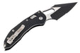 Microtech 169RL-2FL Stitch S/E Ram-Lok Black Fluted Handle Black Blade