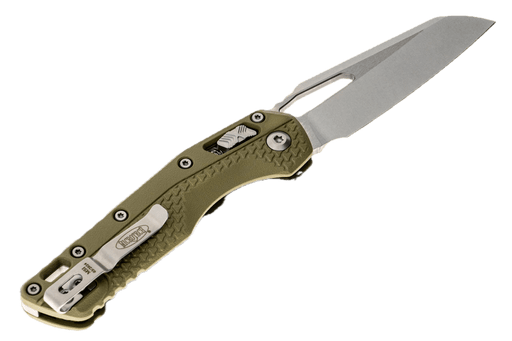 Microtech 210T-10PMOD MSI S/E OD Green Injection Molded Handle Stonewashed