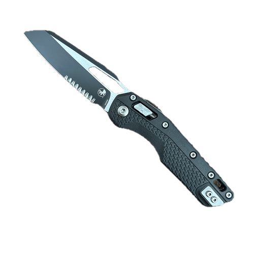 Microtech 210T-2PMBK MSI Ram-Lok Black Injection Molded Handle Black P/S Blade