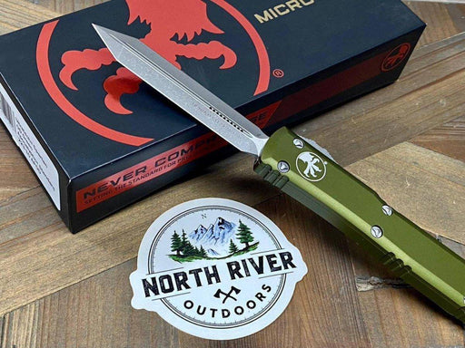 Microtech 223-10APOD Ultratech Spartan OD Green Handle Apocalyptic Blade