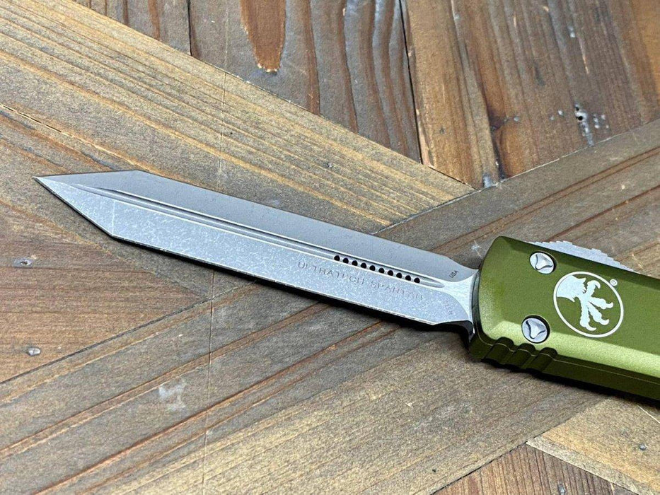 Microtech 223-10APOD Ultratech Spartan OD Green Handle Apocalyptic Blade