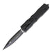 Microtech 225-1T Dirac Tactical Auto OTF Knife 2.92" Black Double Edge Blade Handles (USA)