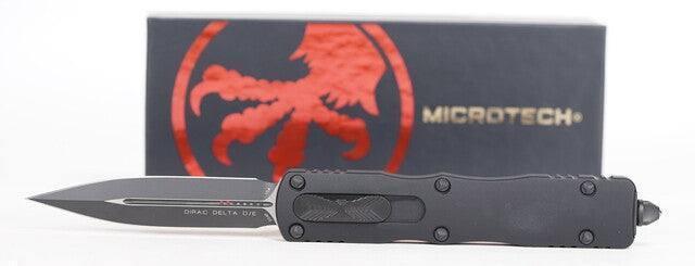 Microtech 227-1 DLCT Dirac Delta Black DLC Double Edge Dagger (USA)