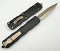 Microtech 227-15 Dirac Delta D/E Bronze Full Serrated Black Handle (USA)