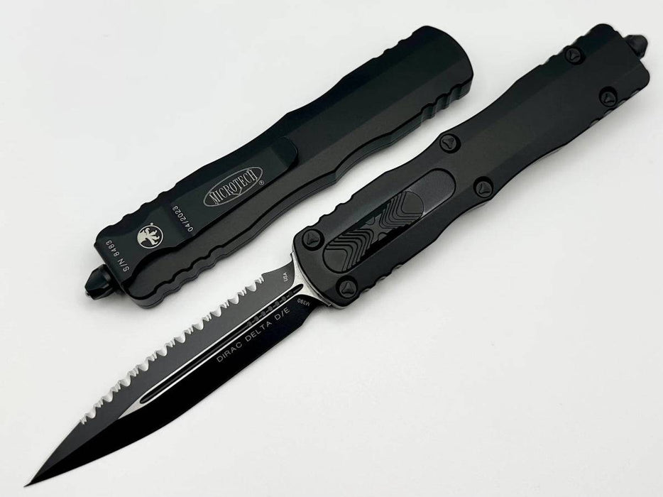 Microtech 227-3T Dirac Delta Auto OTF Knife 3.79" D/E Black