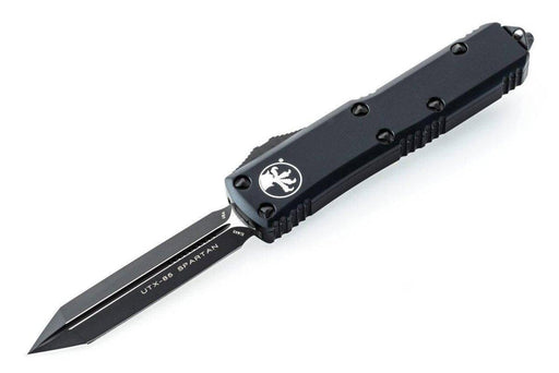 Microtech 230-1T UTX-85 Spartan Black Handle Black Blade