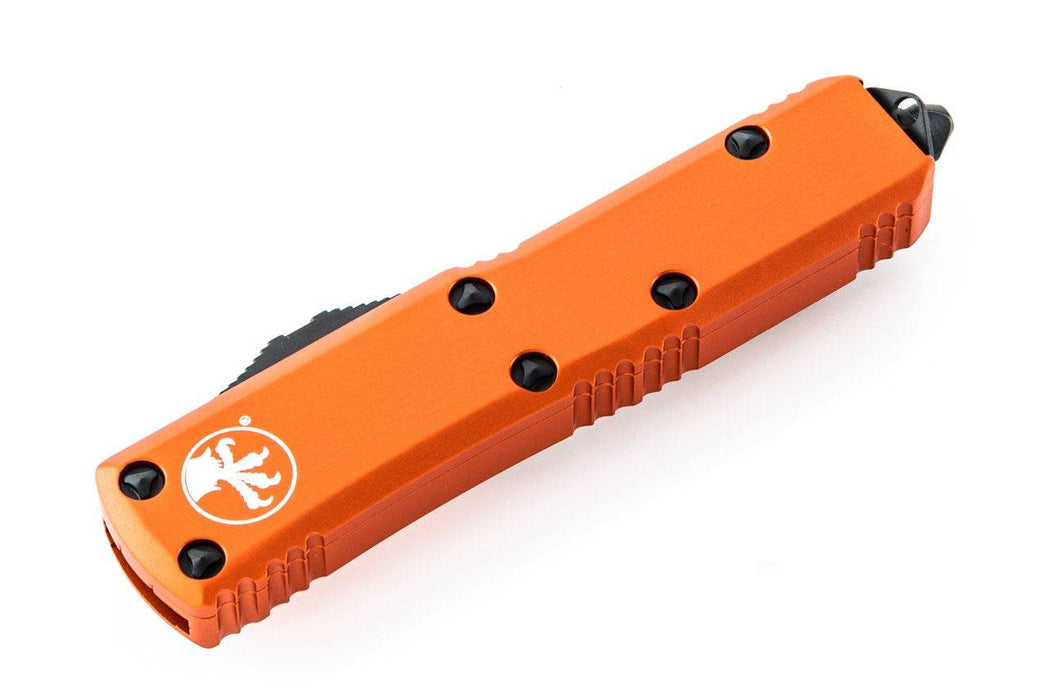 Microtech 231-1OR UTX-85 S/E Auto Knife Orange Handle Black Blade