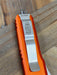 Microtech 232-12 OR UTX-85 D/E Orange Handle Full Serrated Blade (USA)