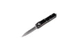 Microtech 232-12 UTX-85 D/E Black Handle Full Serrations Blade